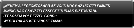 Ügyfelein írták rólunk
